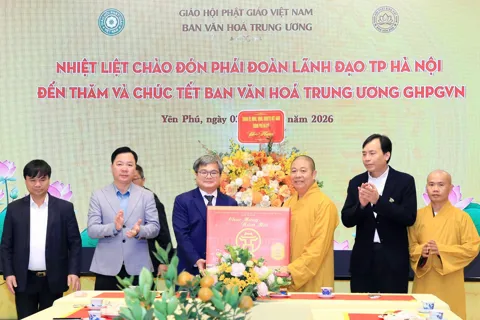 Phó Chủ tịch UBND Thành phố Hà Nội Trương Việt Dũng thăm, chúc Tết cơ sở tôn giáo, doanh nghiệp
