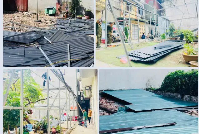 Phường Khương Đình: giải tỏa công trình, thửa đất vi phạm đất đai, trật tự xây dựng