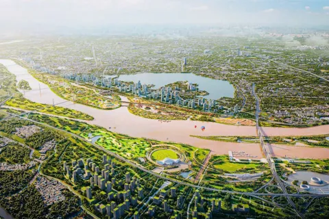 Hướng ra sông Hồng - khát vọng kiến tạo Thủ đô văn hiến - hiện đại - đáng sống