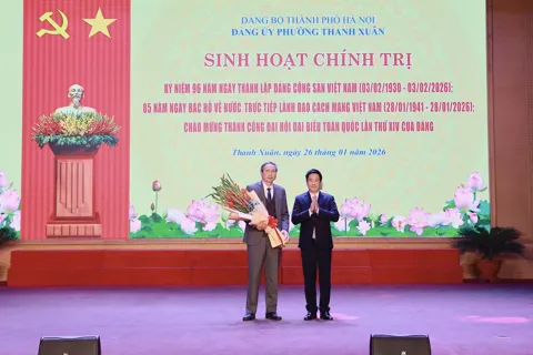 Phường Thanh Xuân: Tri ân đảng viên lão thành, tôn vinh “hạt nhân” chính trị ở cơ sở