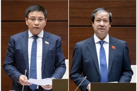 Quốc hội sẽ chất vấn Bộ trưởng Bộ Tài chính, Bộ trưởng Bộ Giáo dục và Đào tạo
