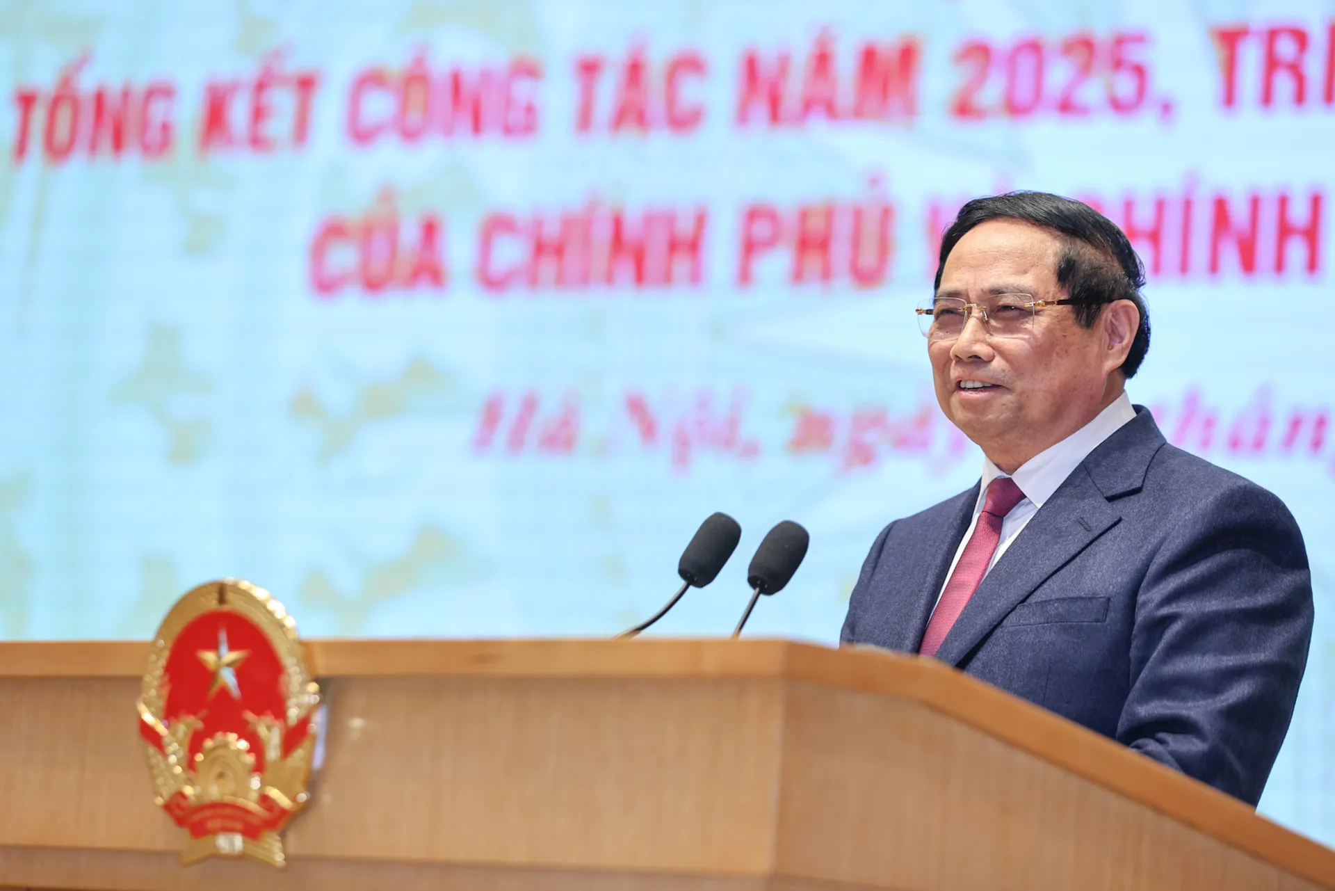 Thủ tướng Chính phủ: quyết tâm thực hiện mục tiêu tăng trưởng hai con số từ năm 2026
