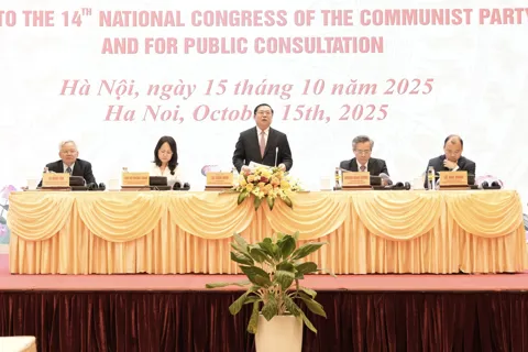 Họp báo quốc tế công bố Dự thảo Văn kiện trình Đại hội XIV của Đảng để lấy ý kiến Nhân dân