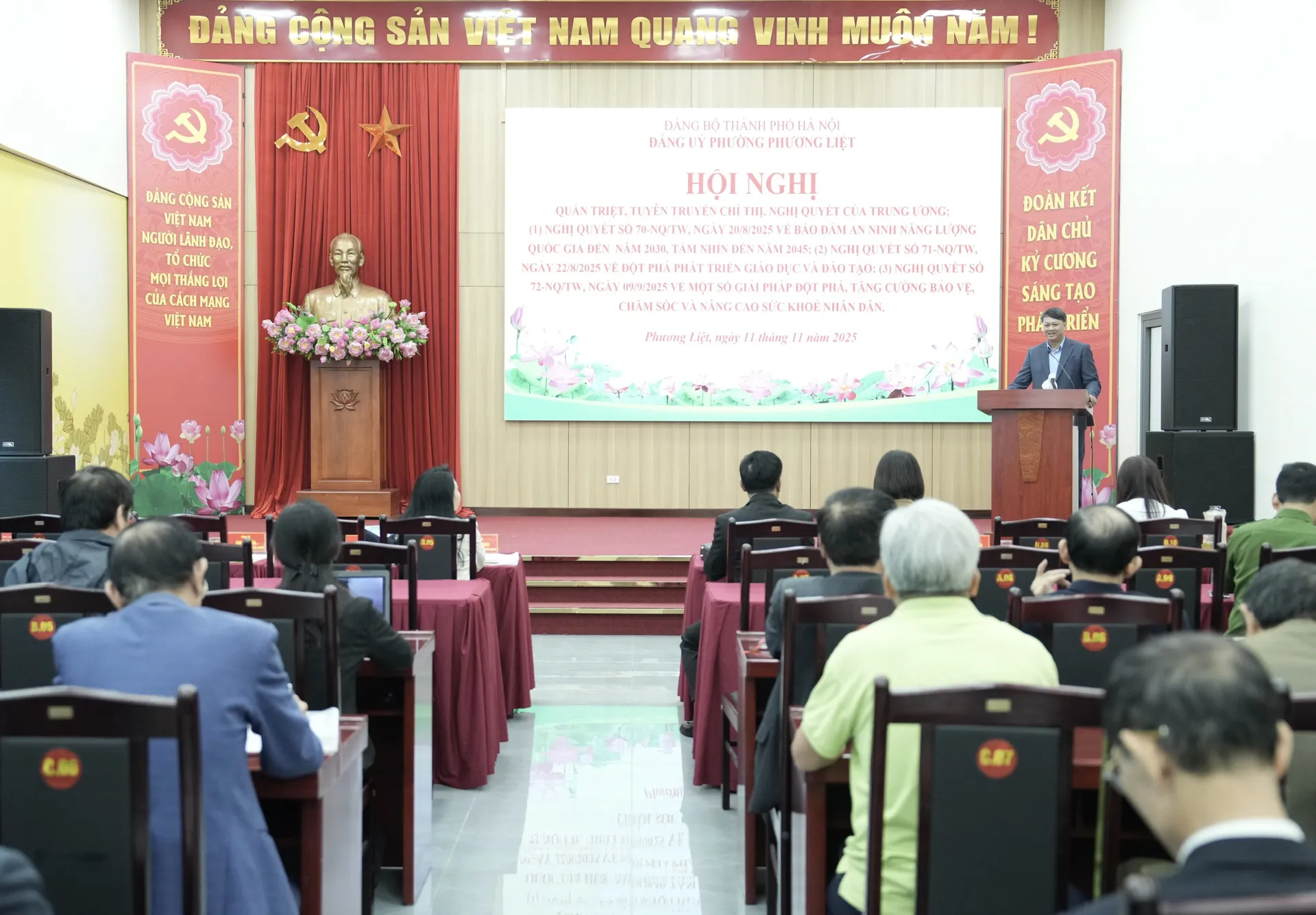 Phường Phương Liệt quán triệt các nghị quyết mới của Trung ương