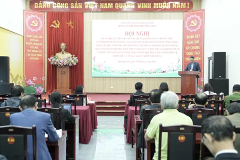 Phường Phương Liệt quán triệt các nghị quyết mới của Trung ương