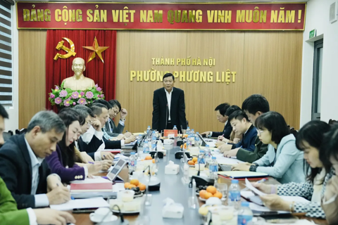 Thành ủy Hà Nội giám sát công tác thực hiện chuyên đề trọng tâm, cấp bách tại phường Phương Liệt