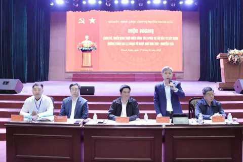 Phường Thanh Xuân quyết tâm giải phóng mặt bằng đường Vành đai 2,5 đúng tiến độ