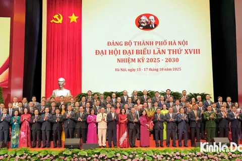 Bế mạc Đại hội đại biểu Đảng bộ Thành phố Hà Nội lần thứ XVIII, nhiệm kỳ 2025 - 2030