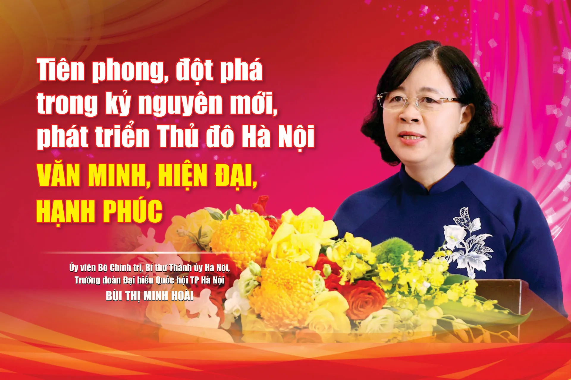 Tiên phong, đột phá trong kỷ nguyên mới, phát triển Thủ đô Hà Nội văn minh, hiện đại, hạnh phúc