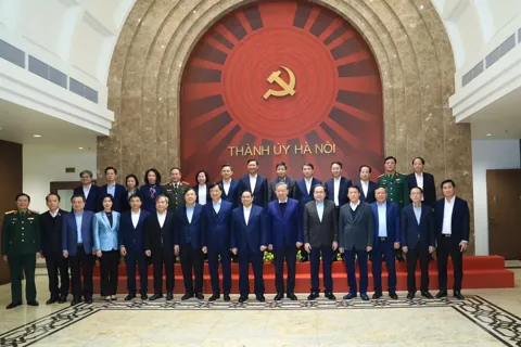 Tổng Bí thư Tô Lâm làm việc với Ban Thường vụ Thành ủy Hà Nội về định hướng quy hoạch Thủ đô tầm nhìn 100 năm và mô hình phát triển