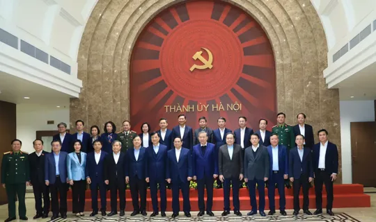 Tổng Bí thư Tô Lâm làm việc với Ban Thường vụ Thành ủy Hà Nội về định hướng quy hoạch Thủ đô tầm nhìn 100 năm và mô hình phát triển