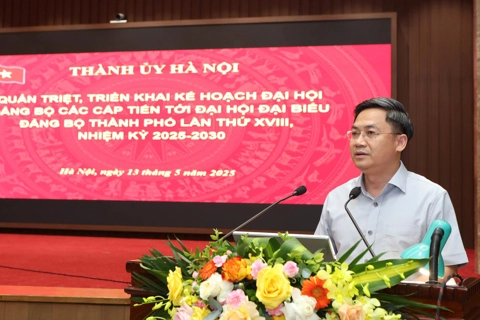 Đại hội lần thứ XVIII Đảng bộ thành phố Hà Nội sẽ hoàn thành trước 31/10/2025
