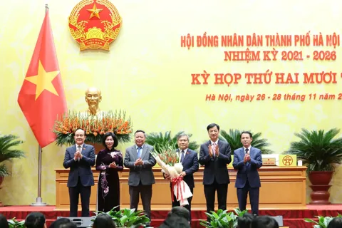 Đồng chí Vũ Đại Thắng được bầu giữ chức vụ Chủ tịch UBND Thành phố Hà Nội