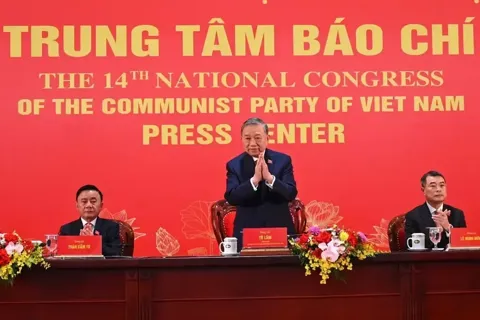 Tổng Bí thư Tô Lâm chủ trì họp báo quốc tế công bố kết quả Đại hội đại biểu toàn quốc lần thứ XIV của Đảng