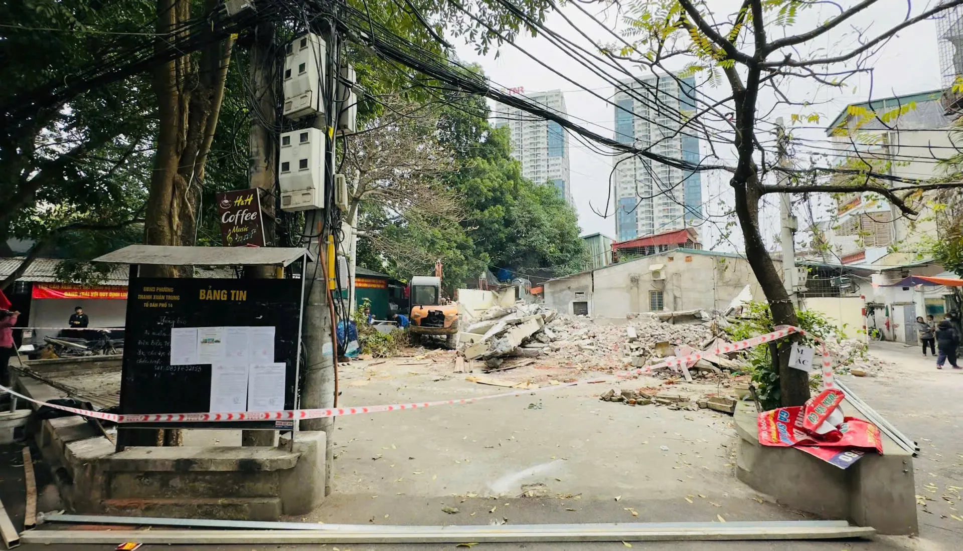 Quận Thanh Xuân: ngày 21, 22/5, cưỡng chế thực hiện dự án tu bổ di tích gò Đống Thây