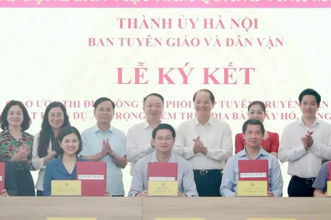 Hà Nội: thi đua trong công tác tuyên truyền, vận động giải phóng mặt bằng các công trình trọng điểm
