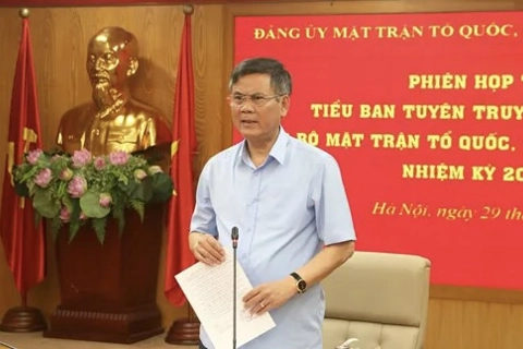 Tuyên truyền sâu rộng về Đại hội đại biểu Đảng bộ Mặt trận Tổ quốc, các đoàn thể Trung ương