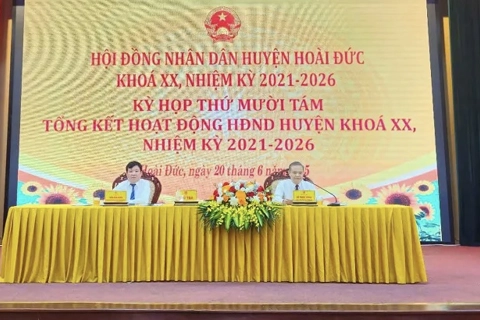 Kỳ họp cuối của HĐND huyện Hoài Đức khóa XX