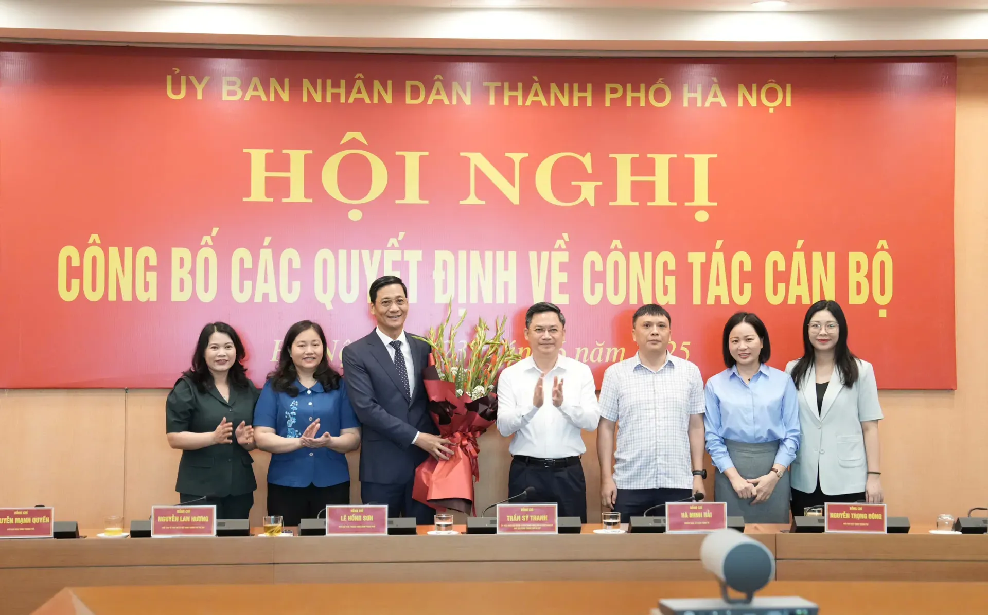 Ông Lê Thanh Nam được bổ nhiệm giữ chức Chánh Văn phòng UBND Thành phố Hà Nội