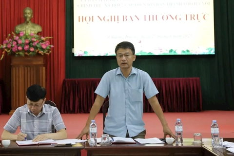 Uỷ ban MTTQ Việt Nam xã Chương Dương mới vận hành thử nghiệm bộ máy