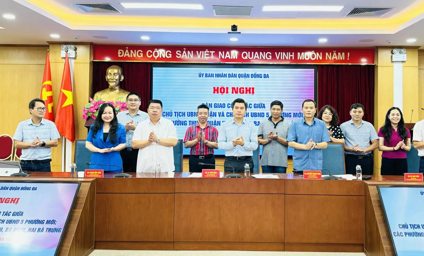 Quận Đống Đa bàn giao công tác, sẵn sàng vận hành chính quyền hai cấp