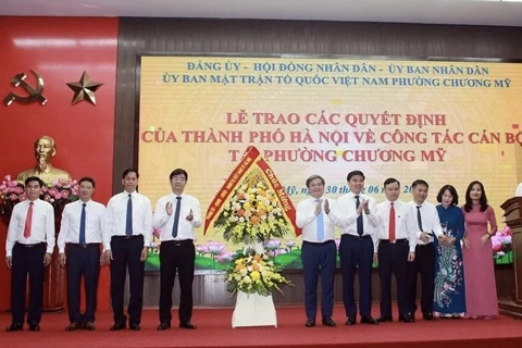 Đồng chí Nguyễn Văn Thắng được chỉ định làm Bí thư Đảng ủy, Chủ tịch HĐND phường Chương Mỹ