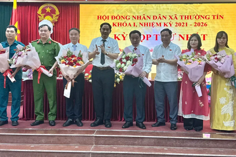 Xã Thường Tín họp kỳ thứ nhất HĐND xã khóa I, nhiệm kỳ 2021 - 2026