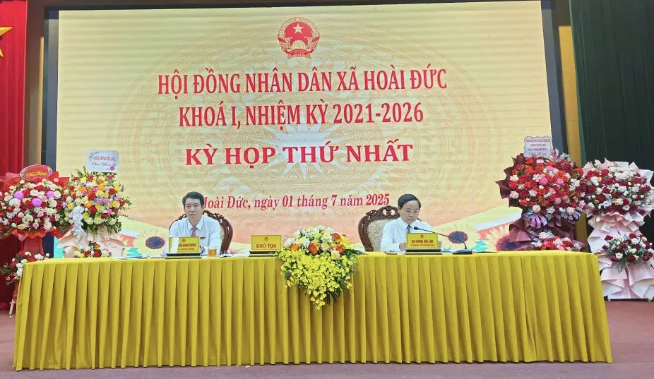 HĐND xã Hoài Đức bắt tay vào công việc ngay sau Kỳ họp thứ Nhất
