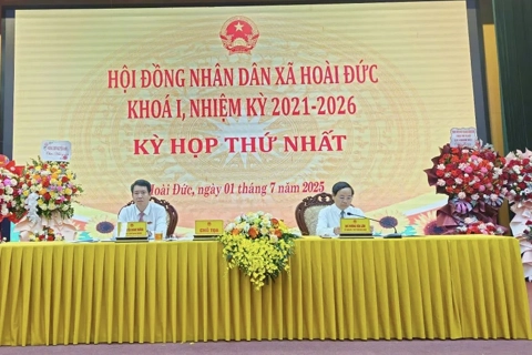 HĐND xã Hoài Đức bắt tay vào công việc ngay sau Kỳ họp thứ Nhất
