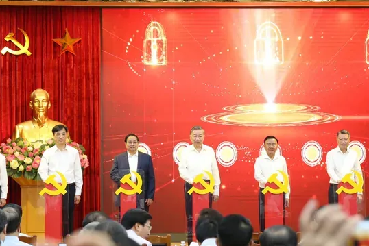 Tổng Bí thư Tô Lâm dự ra mắt 3 nền tảng số phục vụ triển khai Nghị quyết 57-NQ/TW
