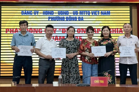 Phường Đống Đa phát động phong trào thi đua “Sáng - Xanh - Sạch - Đẹp”