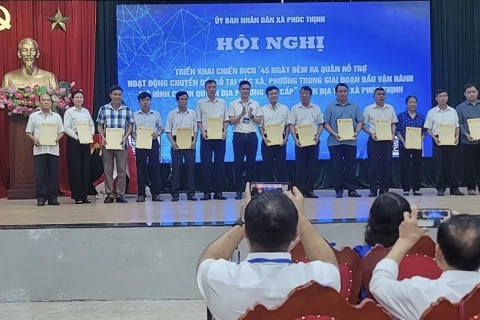 Xã Phúc Thịnh triển khai Chiến dịch “45 ngày đêm ra quân hỗ trợ hoạt động chuyển đổi số”