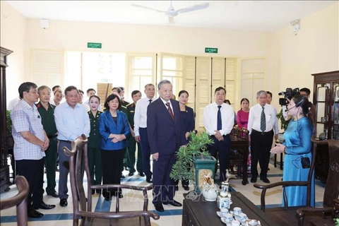 Tổng Bí thư Tô Lâm đến thăm nơi Chủ tịch Hồ Chí Minh soạn thảo ''Tuyên ngôn Độc lập''