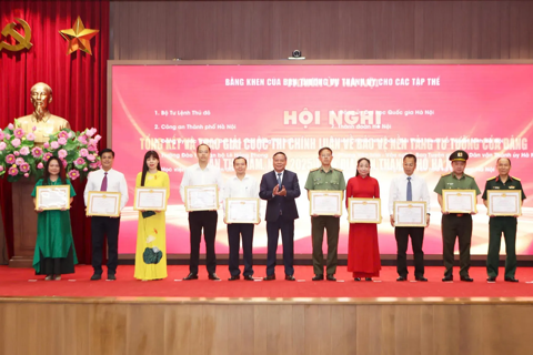 Báo Kinh tế & Đô thị đạt 2 giải tại Cuộc thi chính luận về bảo vệ nền tảng tư tưởng của Đảng