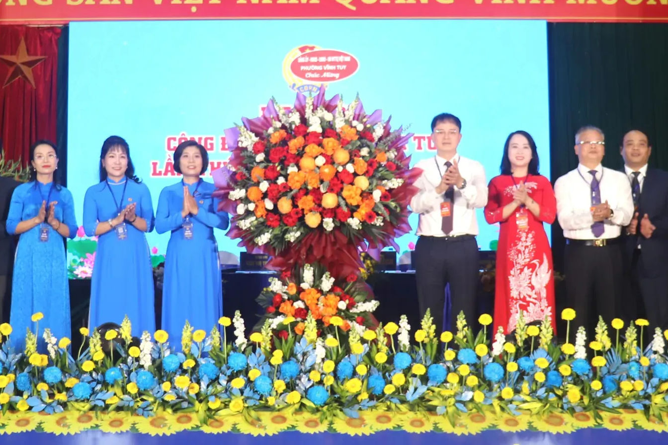 Công đoàn phường Vĩnh Tuy hướng về cơ sở, tạo đột phá trong nhiệm kỳ mới