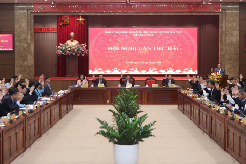Ban Chấp hành Đảng bộ Hà Nội thông qua các nhiệm vụ trọng tâm