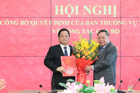 Đồng chí Vũ Minh Tuấn giữ chức Phó Trưởng ban Tuyên giáo và Dân vận Thành ủy Hà Nội
