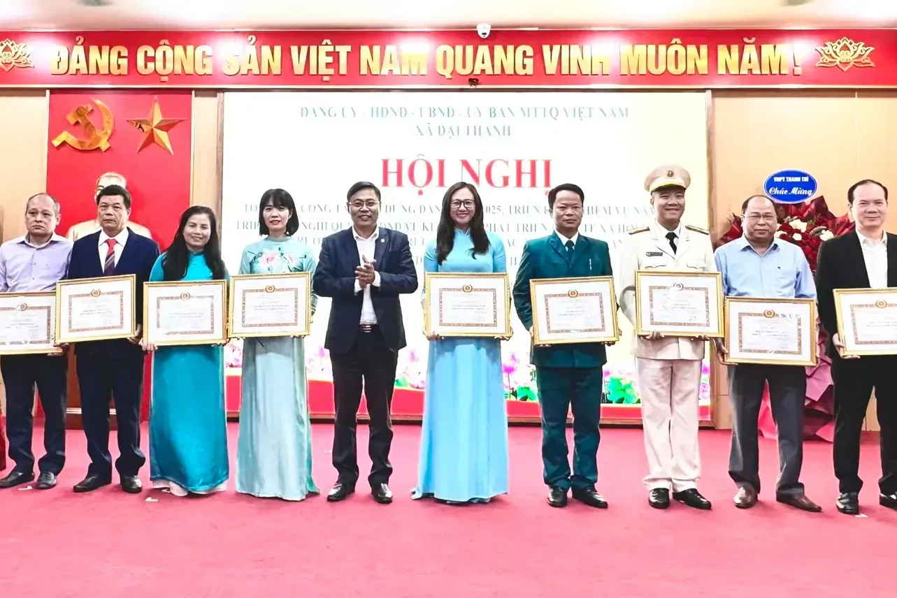 Đảng ủy xã Đại Thanh: Lãnh đạo thực hiện hiệu quả nhiệm vụ phát triển kinh tế - xã hội năm 2025