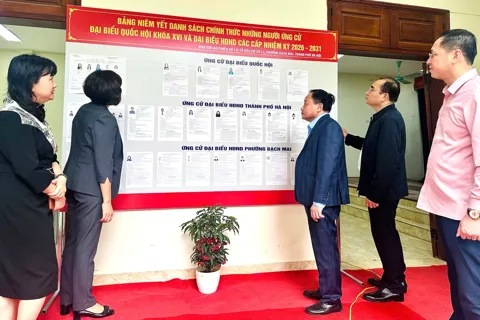 Phường Bạch Mai khẩn trương chuẩn bị công tác bầu cử, sẵn sàng cho Ngày hội non sông