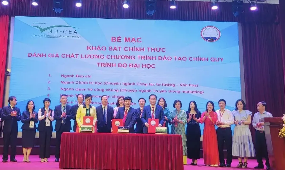 Học viện Báo chí và Tuyên truyền hoàn thành đánh giá ngoài đối với 6 chương trình đào tạo
