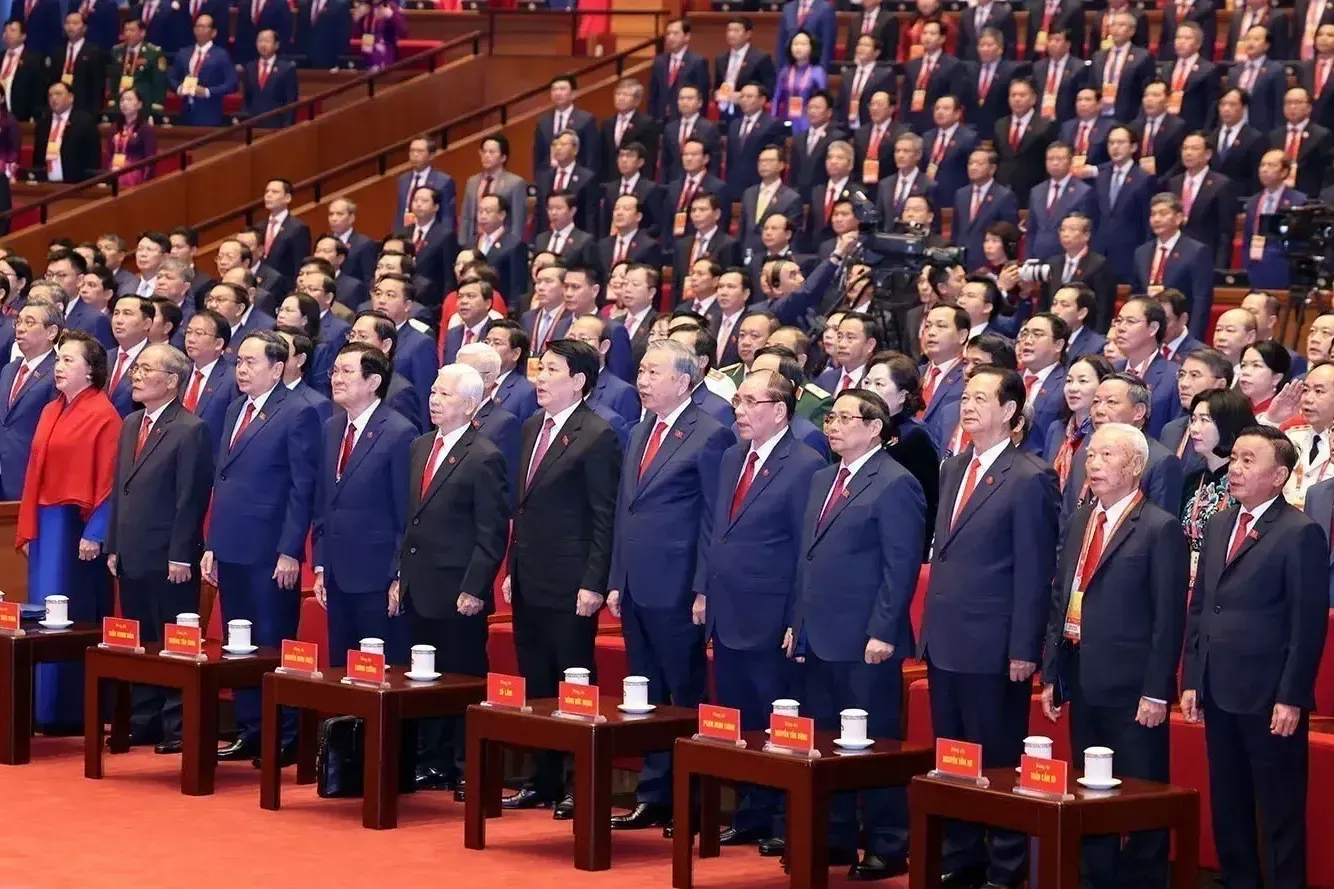 [Ảnh] Toàn cảnh phiên khai mạc trọng thể Đại hội đại biểu toàn quốc lần thứ XIV của Đảng
