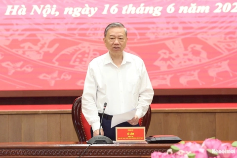 Tổng Bí thư Tô Lâm: Khơi dậy mạnh mẽ tiềm năng, lợi thế của Thủ đô, đề ra những đột phá chiến lược mới