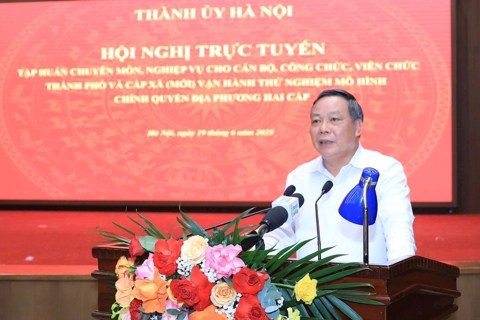 Hơn 15.000 cán bộ, công chức, viên chức Thành phố Hà Nội tập huấn vận hành thử nghiệm chính quyền địa phương 2 cấp