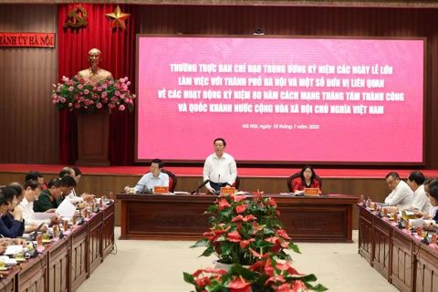 Bảo đảm an toàn, an ninh tuyệt đối cho Lễ kỷ niệm, diễu binh, diễu hành dịp 80 năm Quốc khánh 2/9
