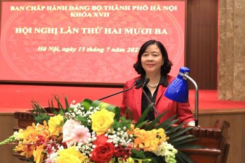 Bí thư Thành ủy Hà Nội: phát huy vai trò nêu gương, tinh thần trách nhiệm, thực hiện thắng lợi các mục tiêu, nhiệm vụ đề ra
