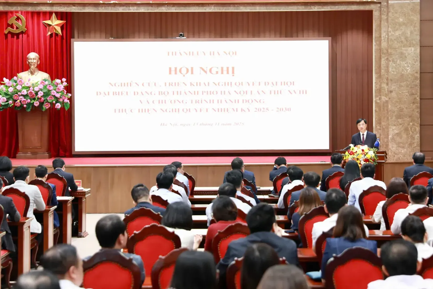 Gần 45.000 cán bộ, đảng viên tham dự quán triệt, triển khai Nghị quyết Đại hội Đảng bộ Thành phố Hà Nội lần thứ XVIII