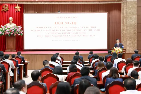 Gần 45.000 đảng viên tham dự triển khai Nghị quyết Đại hội Đảng bộ Thành phố Hà Nội lần thứ XVIII