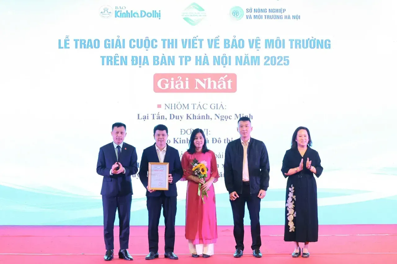Nhiều tác giả đạt giải Cuộc thi viết về Bảo vệ môi trường Thành phố Hà Nội năm 2025
