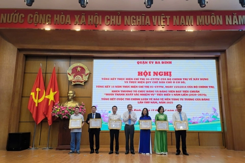 Quận ủy Ba Đình tổng kết 10 năm thực hiện đẩy mạnh học tập và làm theo Bác Hồ 
