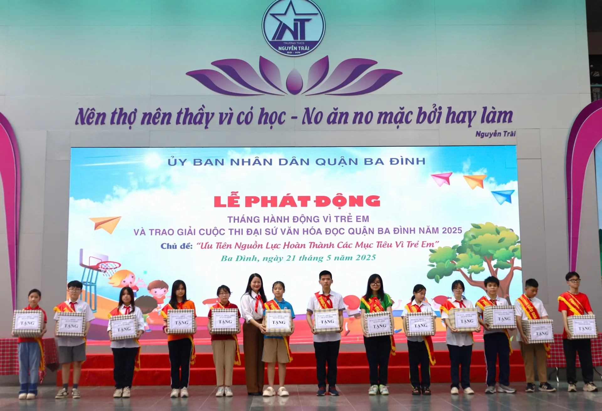 Quận Ba Đình phát động Tháng hành động vì trẻ em năm 2025